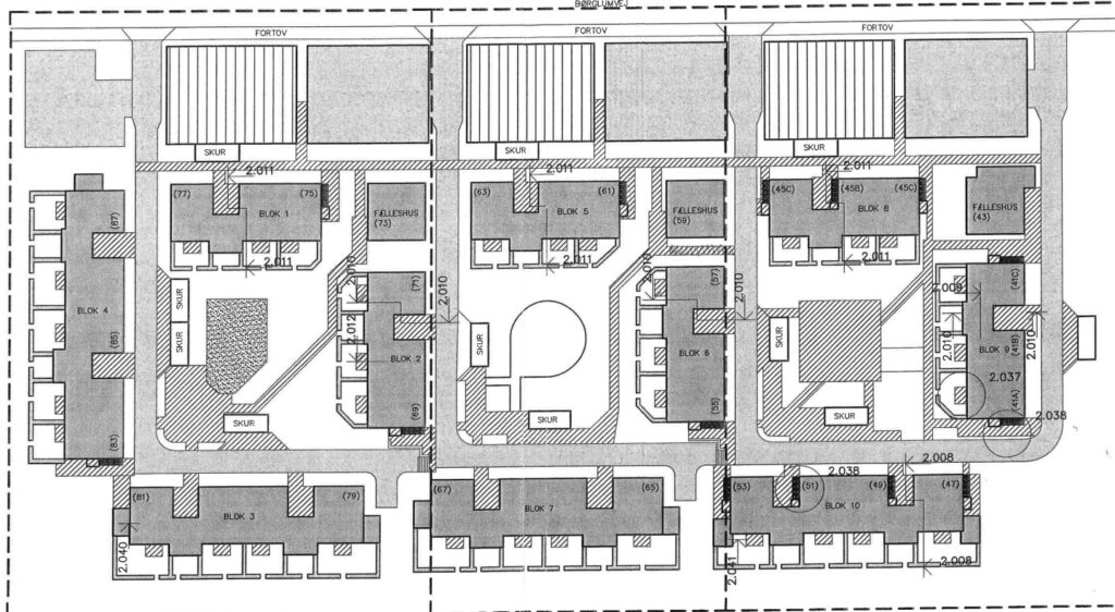 Dokumenter 2 - Børglumparken Oversigtskort over afdelingen