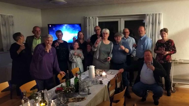Beboerne samlet nytårsaften 2020