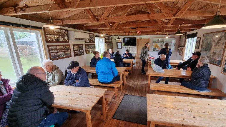Tur til Søby Brunkulsmuseum huset Klondyke